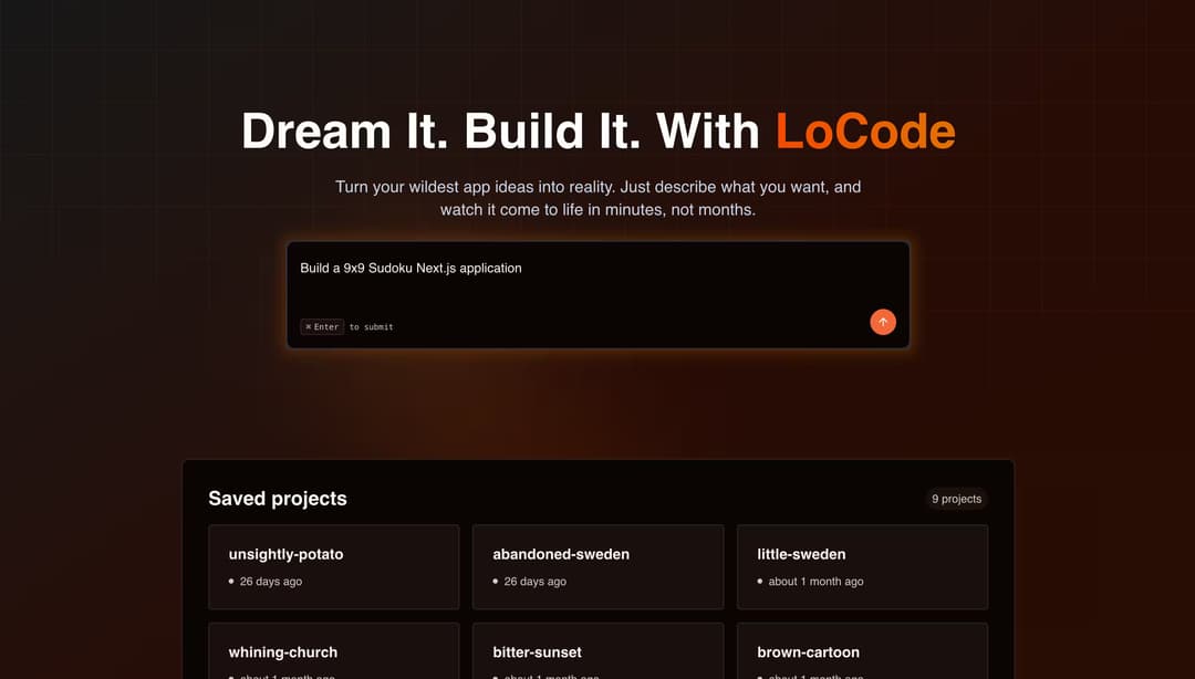 LoCode.tech - AI App Builder